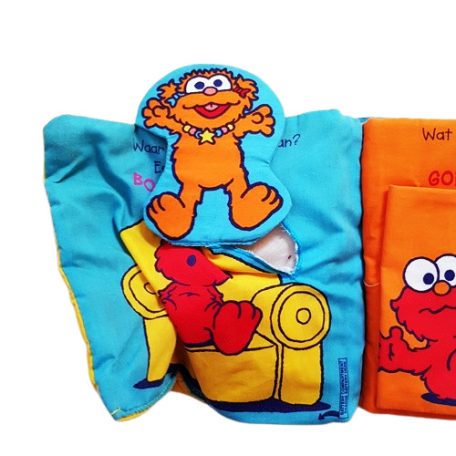 Sesam Street elemes készségfejlesztő könyv