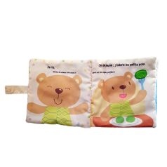 Macis készségfejlesztő textil könyv