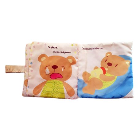 Macis készségfejlesztő textil könyv