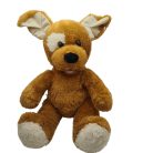Build-A-Bear barna plüss kutya szemből