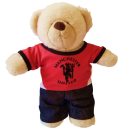 Manchester United focis póló Build-A-Bear plüss macira adva