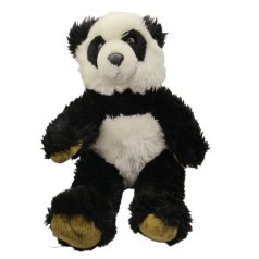 Eredeti Build-A-Bear Workshop fekete-fehér plüss panda szemből