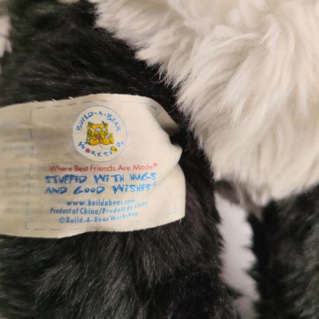 Build-A-Bear Workshop eredeti belső termékcímke közelről