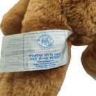 Build-A-Bear Workshop eredeti kék belső textil termékcímke közelről