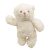 Build-A-Bear kivehető figurás fehér plüssmaci szemből