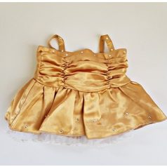 Arany színű ruha Build-A-Bear 