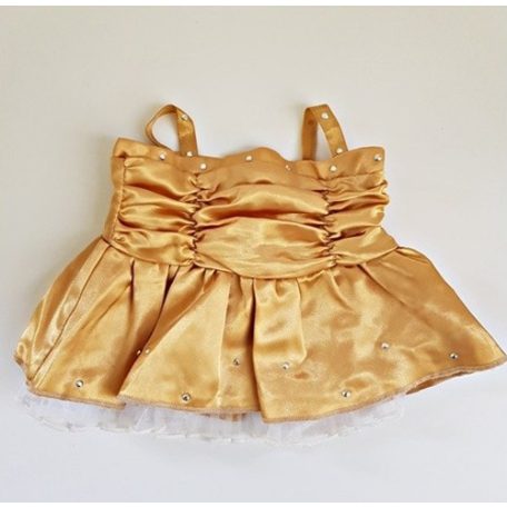 Arany színű ruha Build-A-Bear 
