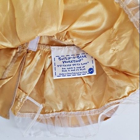 Arany színű ruha Build-A-Bear 