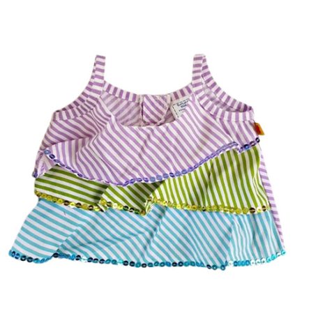 Fodros flitteres ruha Build-A-Bear 