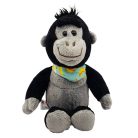 Kinder gorilla plüss 26 cm banános kendővel szemből
