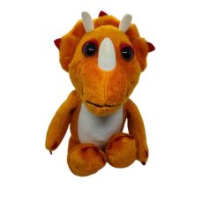 Kinder Triceratops dinoszaurusz plüss 24 cm szemből