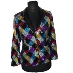 Flitteres party disco blézer 42-es