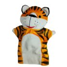 Plüss tigris kesztyűbáb 23 cm