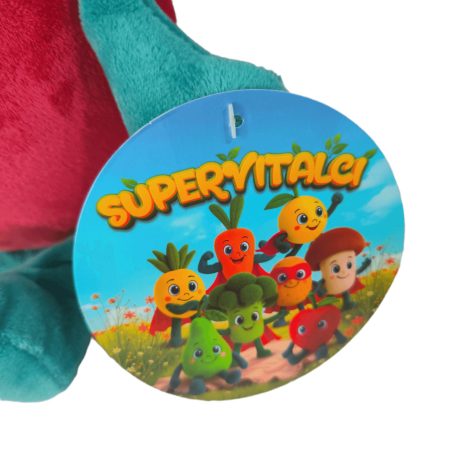 Eredeti Supervitalci Goodness Gang papír függőcímke közelről