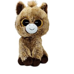 Ty Beanie Boos Harriet plüss ló csillogó arany szemekkel szemből
