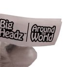Eredeti Big Headz Around the World bevarrt textil címke koala plüssön
