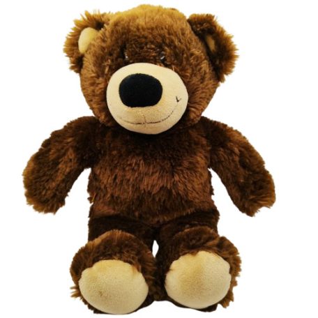 Build-A-Bear barna medve plüssfigura szemből 36 cm