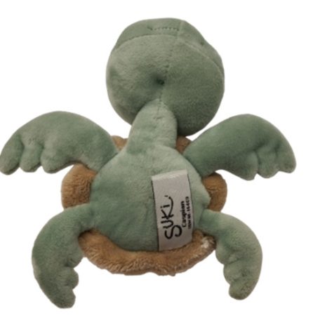 Suki teknősbéka plüss 25 cm alulról