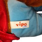 Hivatalos Vipo Land eredeti gyári belső textil termékcímke közelről