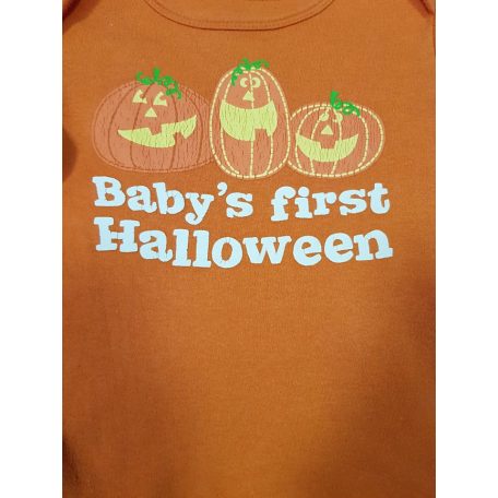 Halloween tök body 12 hó