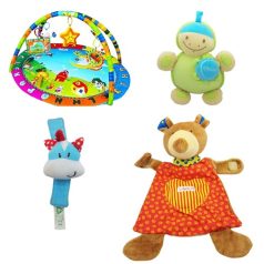 Baba plüssök, játékok stb...