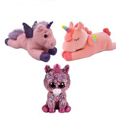 Unikornis Egyszarvú Póni plüss