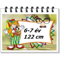 6-7 év, 122 cm/ fiú jelmez