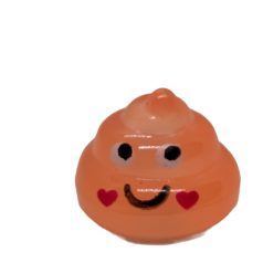 Kaki emoji ceruzavég dísz Narancssárga