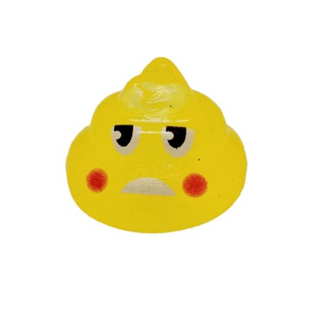 Kaki emoji ceruzavég dísz Sárga