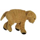 IKEA GOSIG GOLDEN retriever plüss 40cm álló póz oldalról, lábaiban tömörödött töltet
