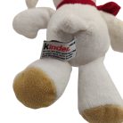 Eredeti Kinder Ferrero márkajelzett textil címke a jegesmedve plüssön