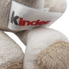 Eredeti bevarrt Kinder textil címke a bárány plüssön
