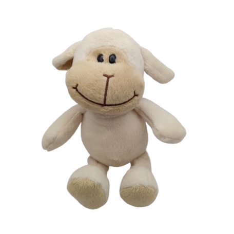 Kinder bárány plüss 24 cm szemből mosolygós arccal