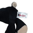Eredeti Kinder feliratos bevarrt textil címke a bárány plüssön
