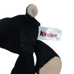 Eredeti Kinder feliratos bevarrt textil címke a bárány plüssön