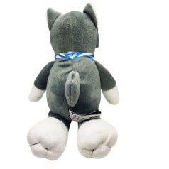 Kinder husky plüss kutya hátulnézetből újszerű