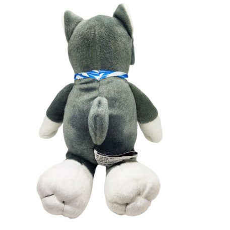 Kinder husky plüss kutya hátulnézetből újszerű