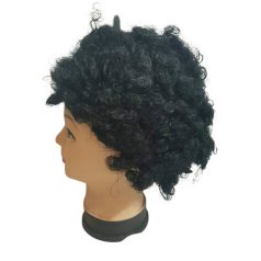 Fekete göndör paróka