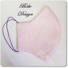 Halvány rózsaszín szájmaszk