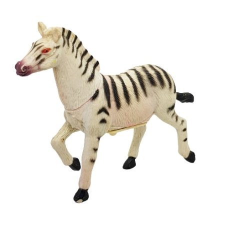 Élethű hangot adó zebra