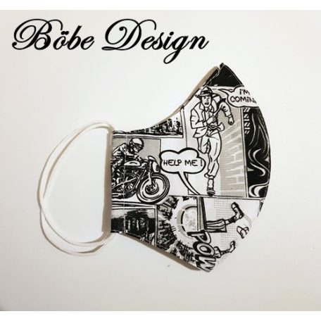 Képregényes szájmaszk