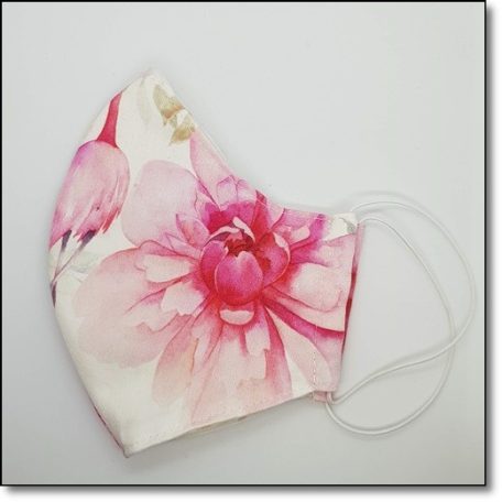 Flamingó mintázatú szájmaszk- felnőtt méret