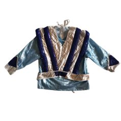 Flitteres ezüstös jelmez felső 116 cm