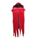 Kapucnis palást Plüss Bordó 146 cm