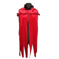 Kapucnis palást Plüss Bordó 146 cm