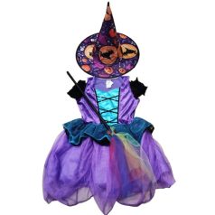 Boszorkány jelmez 7-8 év