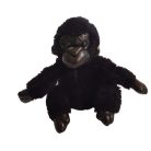 Gorilla plüss fekete