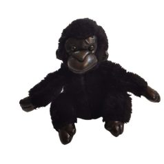 Gorilla plüss fekete