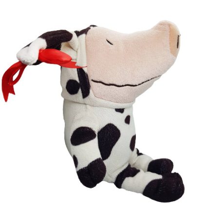 Olivia malac plüss, tehén jelmezben