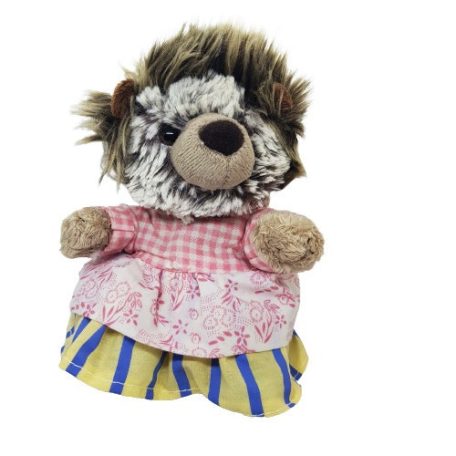 Mrs. Tiggy-Winkle Tüskés néni plüssfigura 17 cm szemből